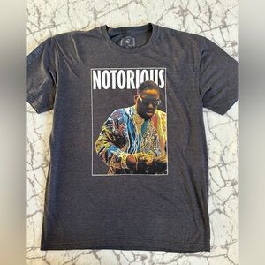The Notorious B I G Aka Biggie Smalls Shirt Mens XL Brooklyn NY Casual Rap